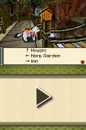 Ookami Den (Europe) screen shot game playing